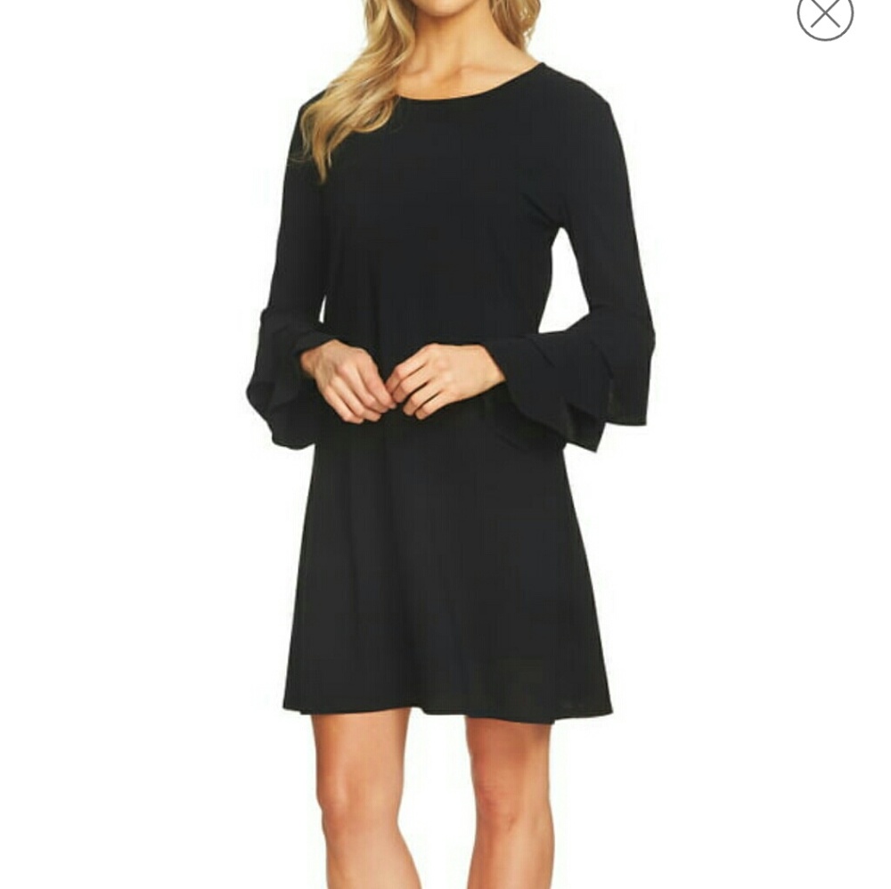 CeCe Ruffle Statement Sleeves Dress